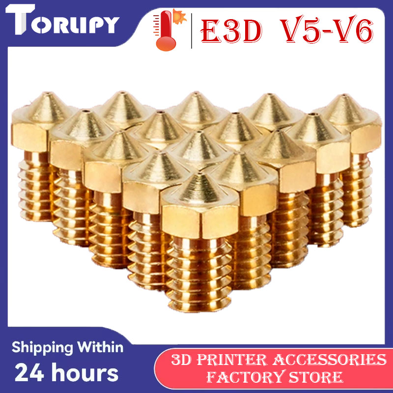 3D Printer Nozzle Brass - Toptan E3D V6 V5 3D Yazıcı