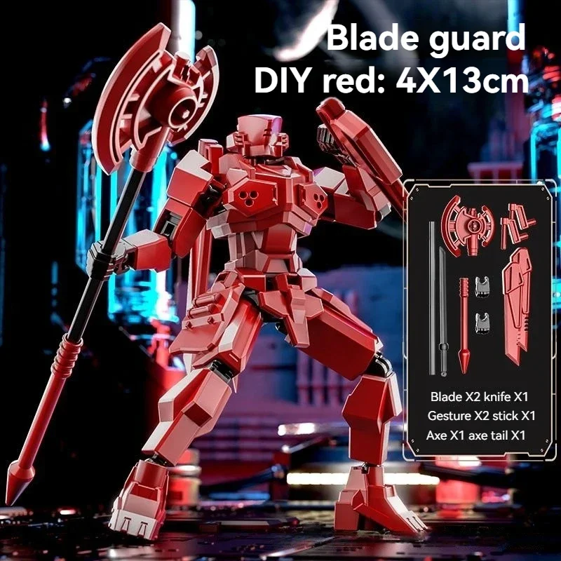 3D Printing For Dummies - Çoklu Şekillendirici Bıçak Savaşçı Robot Modeli