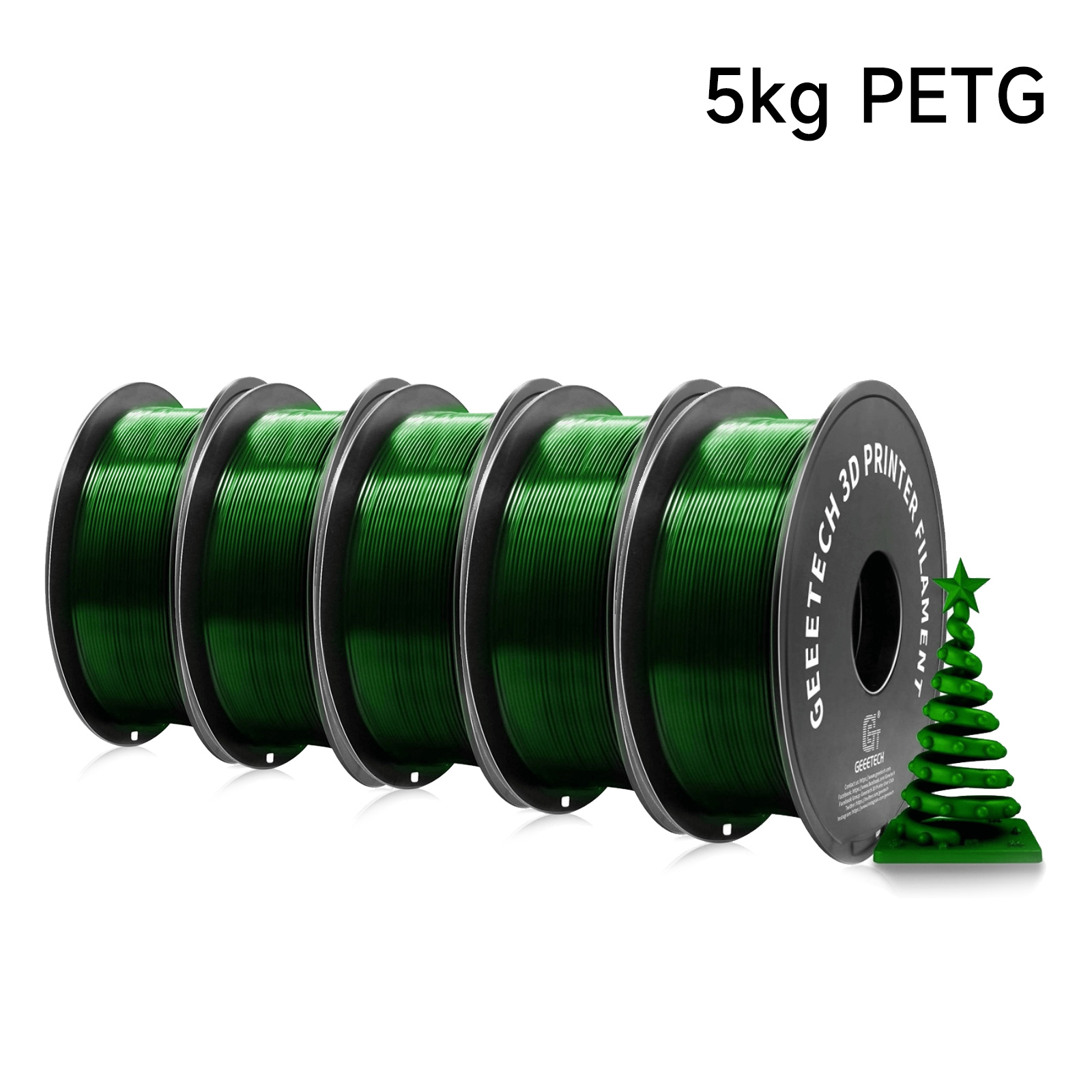 3D Printing Fdm - Geeetech 5kg PETG 1.75mm Filament FDM