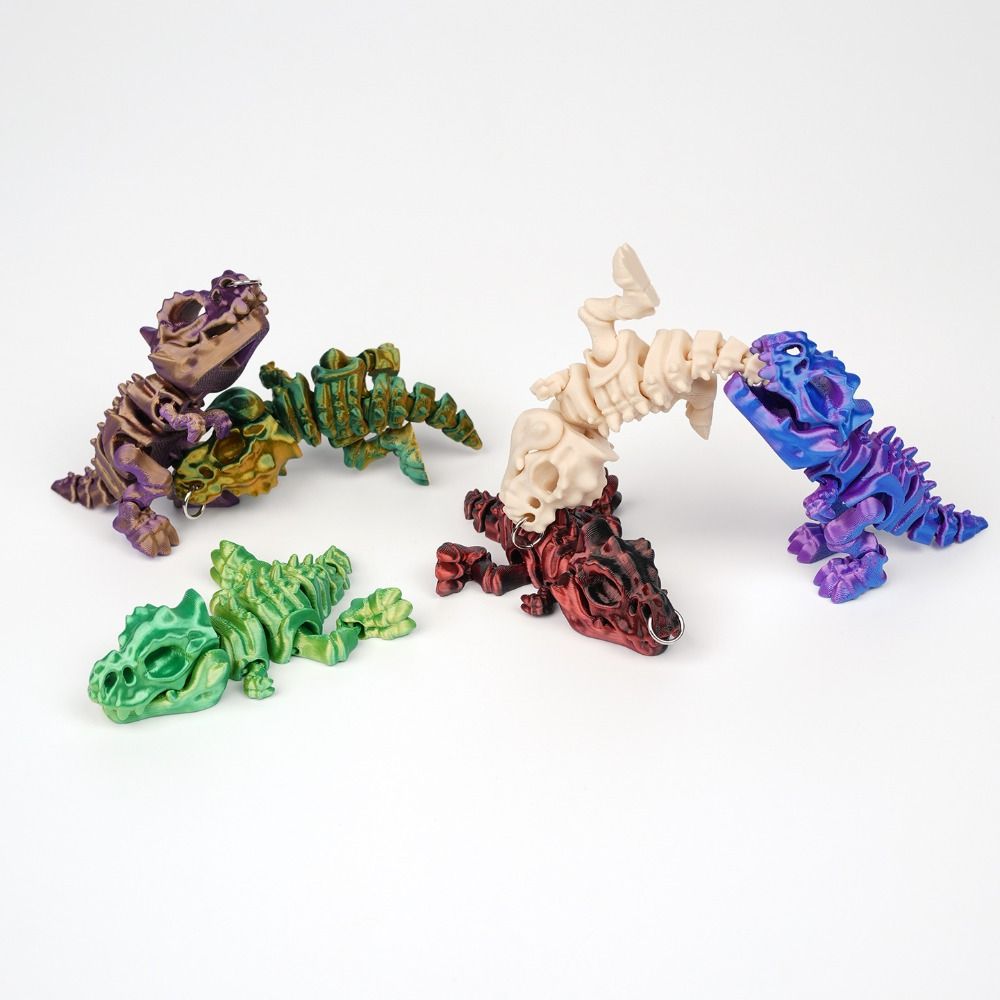 3D Printing Action Figure - 3D Baskılı Tyrannosaurus Rex İskelet Modeli