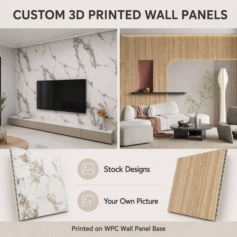 3D Printing Wall - Anbest 3D Baskılı WPC Duvar Paneli