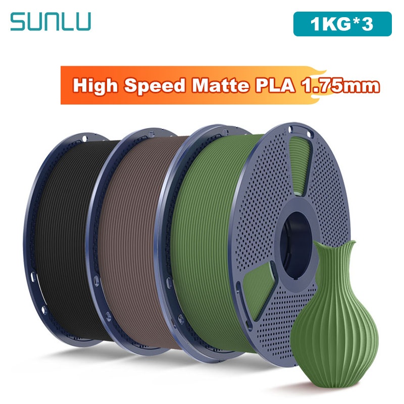 Pla Filament 1.75Mm - SUNLU 3KG Yüksek Hızlı Mat PLA
