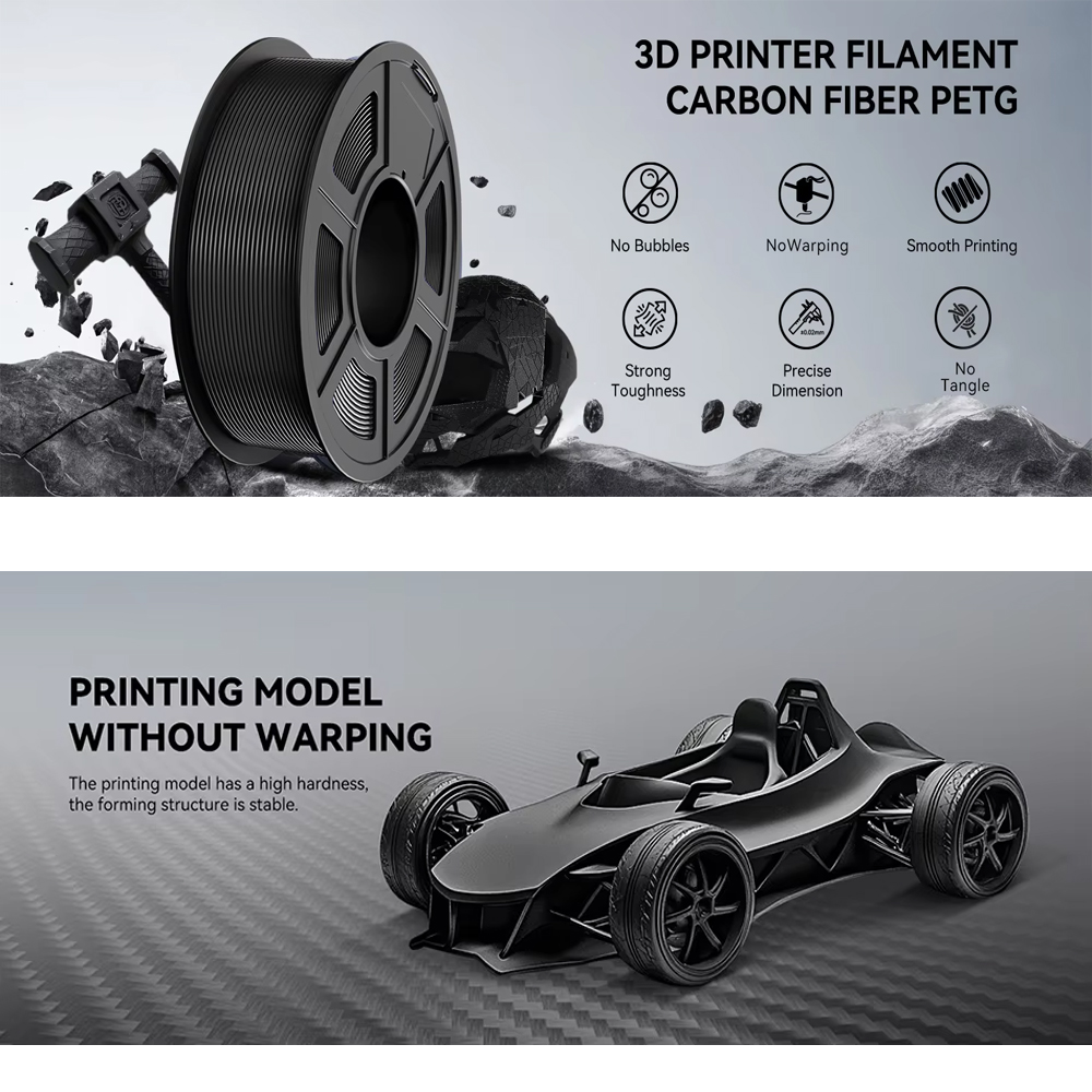 Pla Filament 1.75Mm - JAYO 5 Rulo PETG-CF/PLA-CF 3D Yazıcı