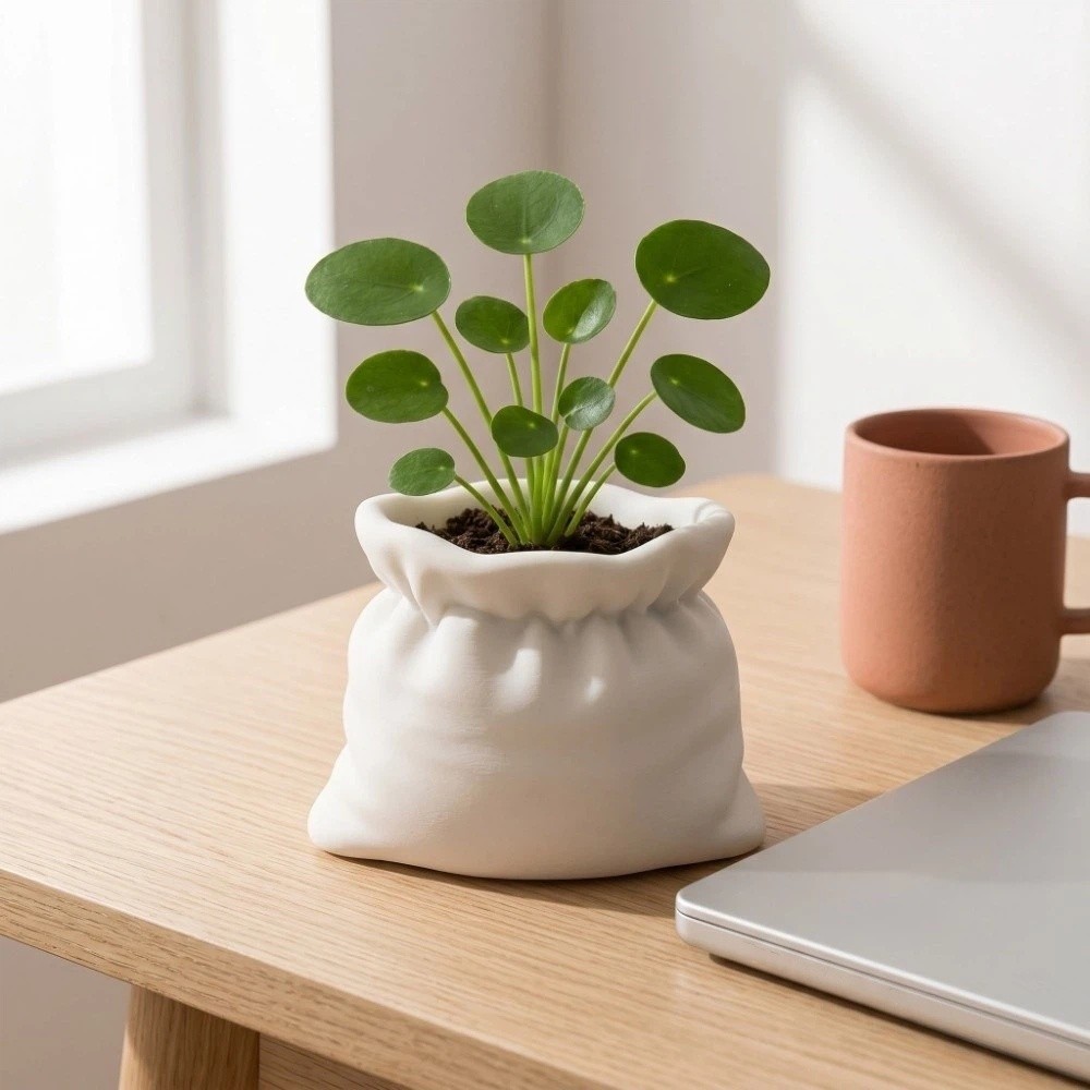 3D Printing Pot - Modern Dekoratif 3D Baskılı Saksı Vazo