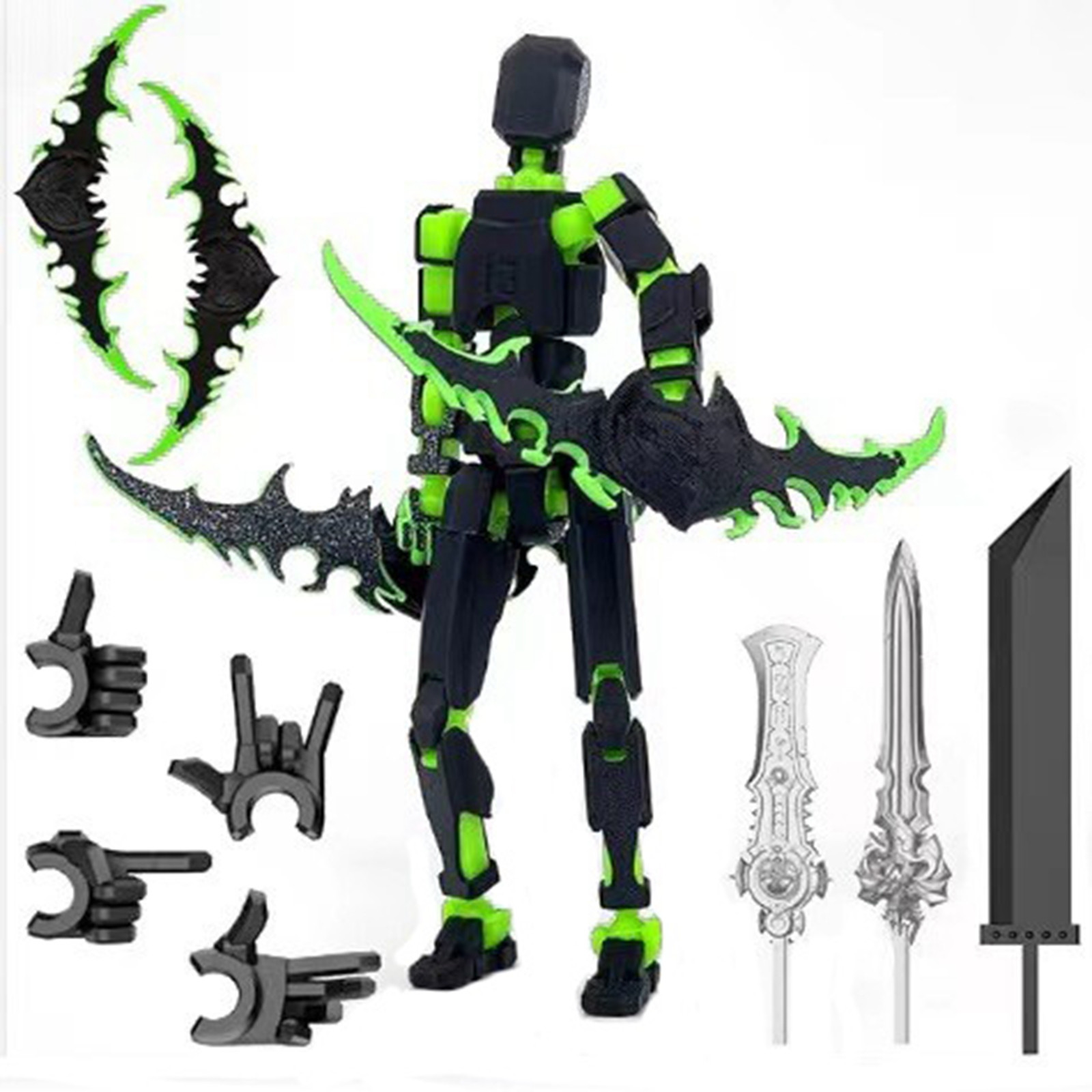 3D Printing Action Figure - Titan 13 Kanatlı Şekil Oyuncaklar Şanslı