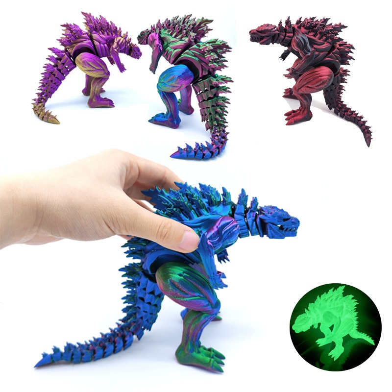 3D Printing Action Figure - 3D Baskı Kas Dinozor Aksiyon Figürü