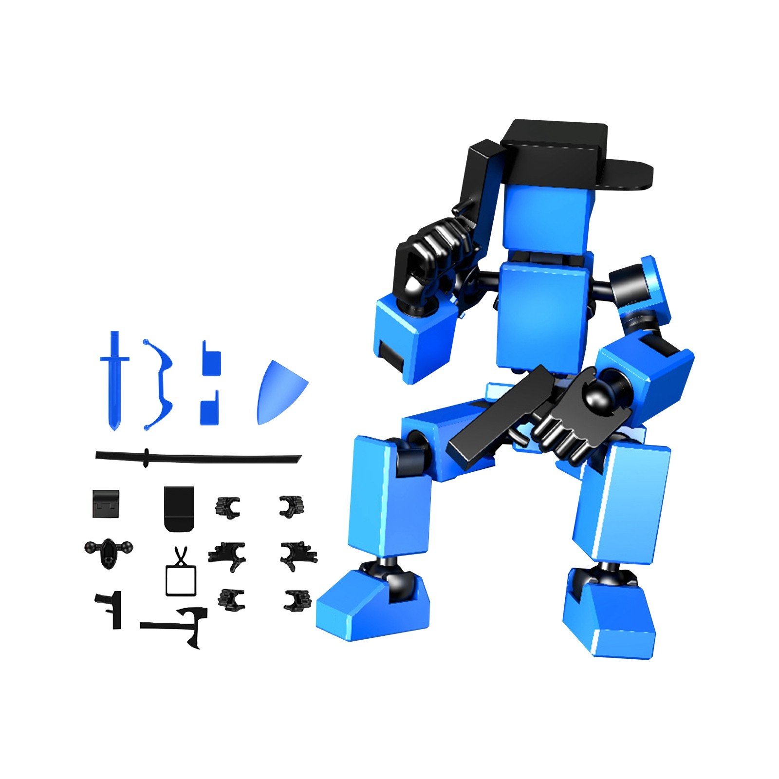 3D Printing Action Figure - Çok eklemli hareketli Shapeshift Robot 3D