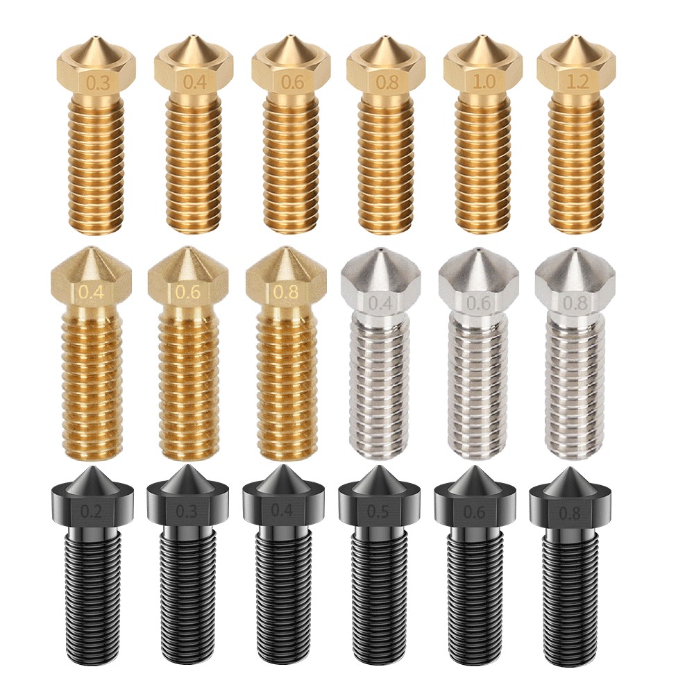 3D Printer Nozzle Brass - Yüksek Kalite 2 adet Volkan Memesi