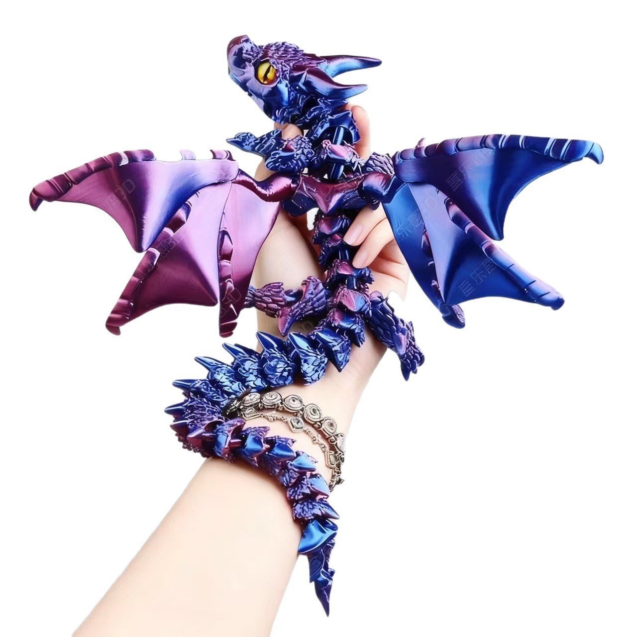 3D Printing Action Figure - 9-17 inç 3D Baskılı Uçan Dinozor