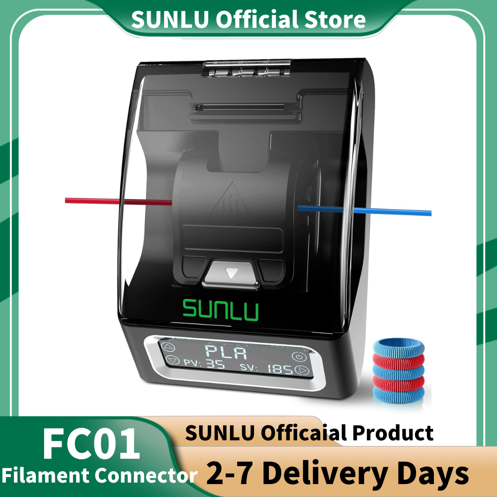 Pla Filament 1.75Mm - SUNLU FC01 Filament Konektörü Hızlı Isıtma