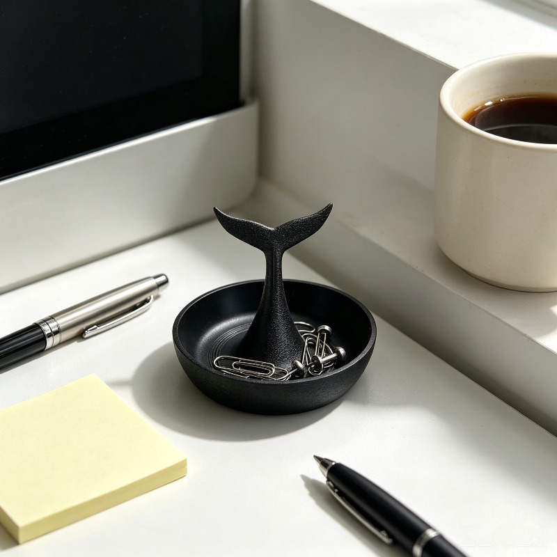 3D Printing Ring Holder - 3D Baskılı Balina Kuyruğu Takı Tepsisi