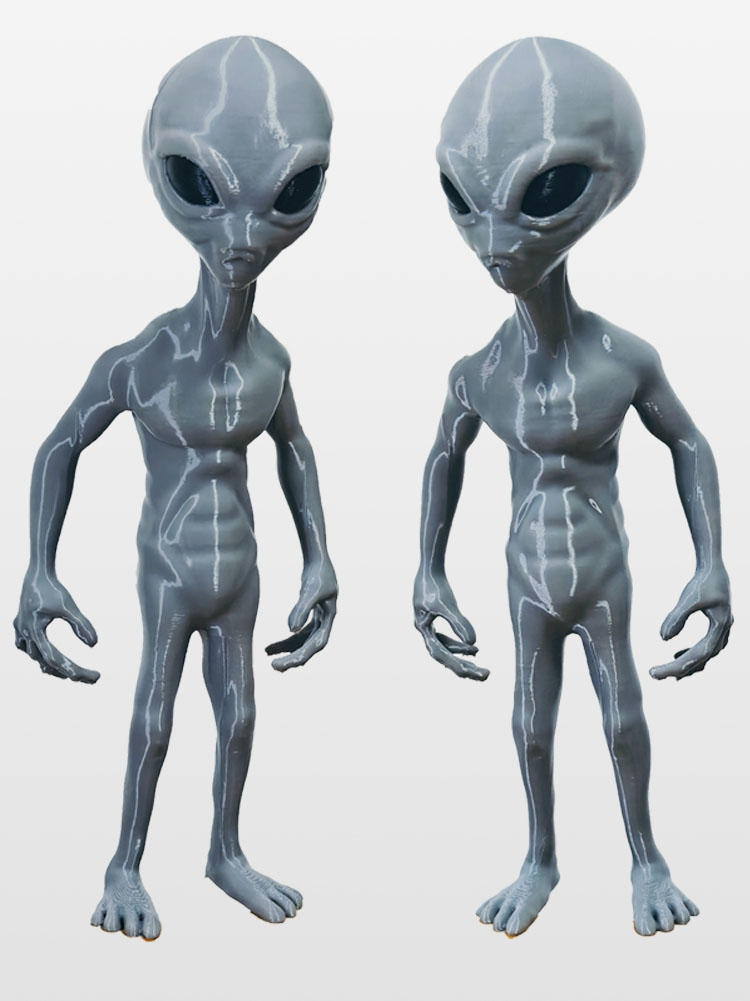 3D Printing Room - 2025 Yeni Roswell UFO Gri Uzaylı