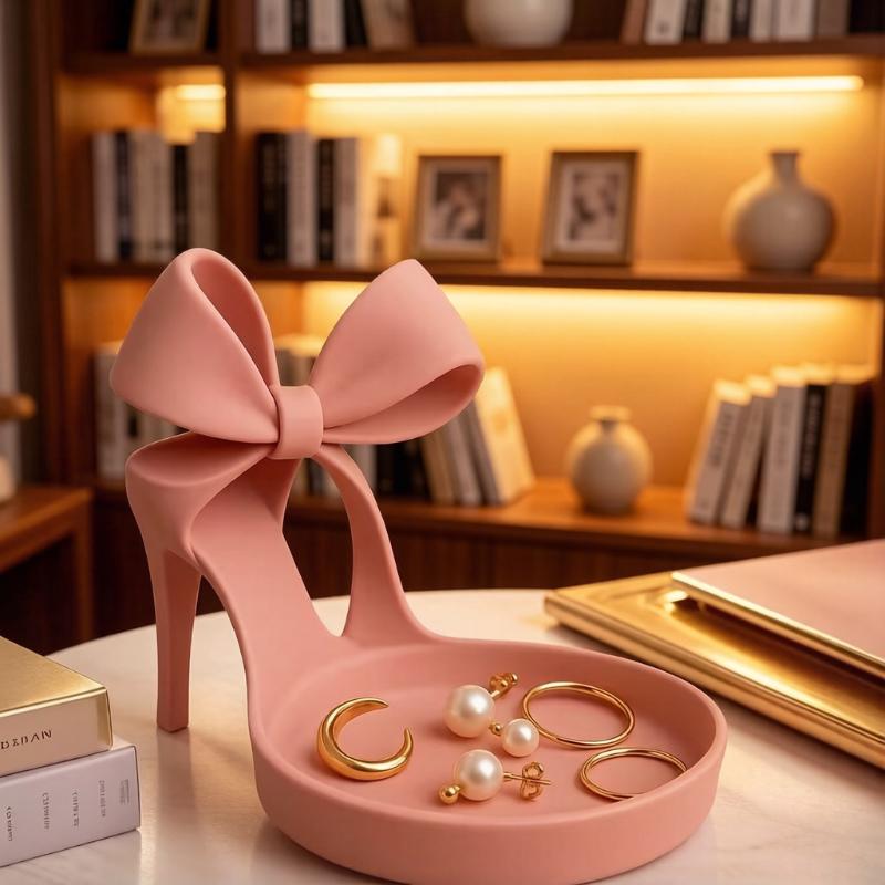3D Printing Ring Holder - 3D Baskılı Yüksek Topuklu Ayakkabı Şeklinde