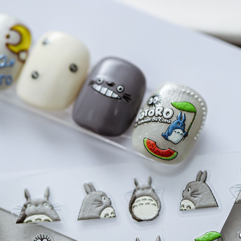 Komşum Totoro Sevimli 3D Kabar - 3D Printing Nails incelemesi ve fiyatı