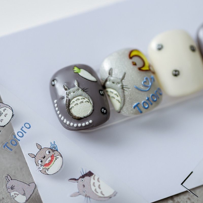 Komşum Totoro Sevimli 3D Kabar - 3D Printing Nails incelemesi ve fiyatı