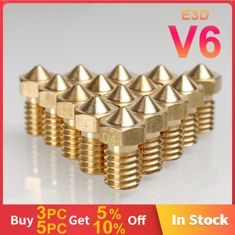 Toptan E3D V6 V5 3D Yazıcı Hot - 3D Printer Nozzle Brass incelemesi ve fiyatı