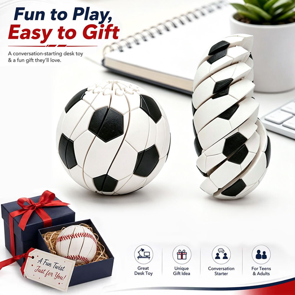 Futbol ve Beyzbol Dönüştürüleb - 3D Printing Fidget Toys incelemesi ve fiyatı