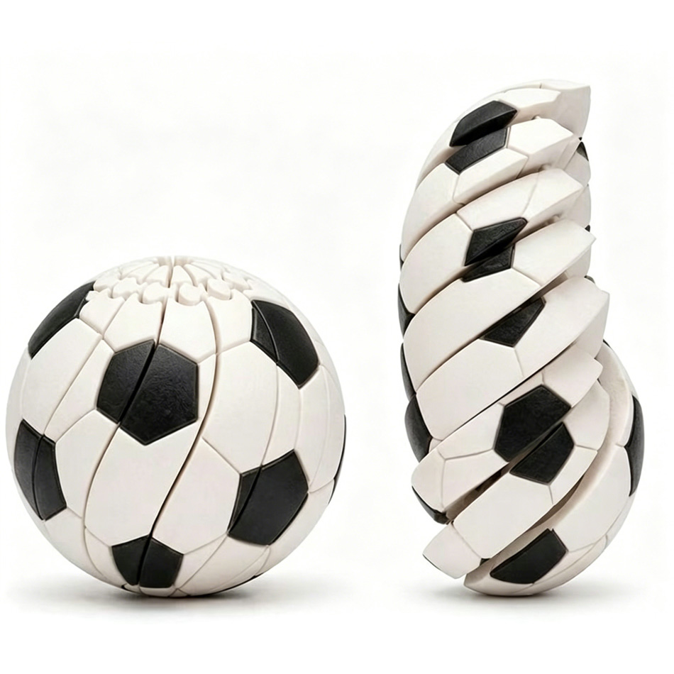 Futbol ve Beyzbol Dönüştürüleb - 3D Printing Fidget Toys incelemesi ve fiyatı