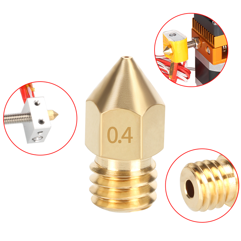 MK8 Pirinç Meme 0.2/0.3/0.35/0 - 3D Printer Nozzle Brass incelemesi ve fiyatı
