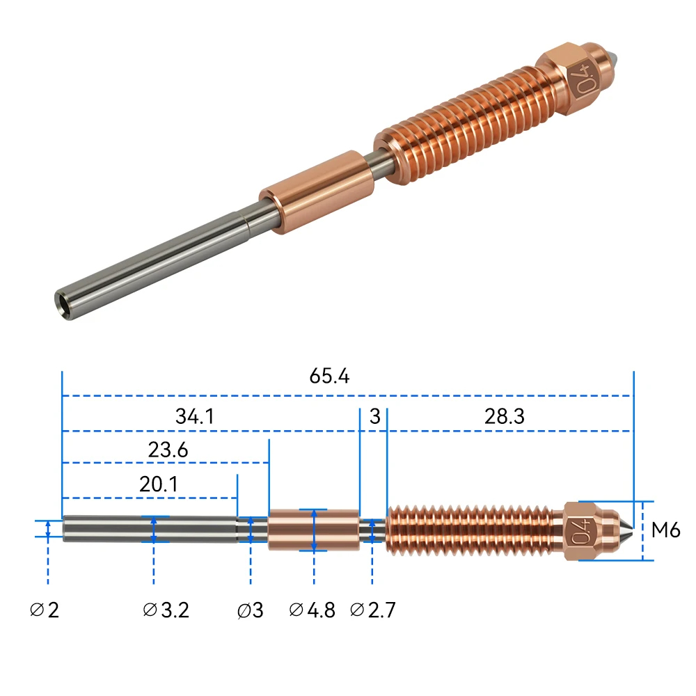 K1 Max Hızlı Değiştirilebilir  - 3D Printer Nozzle Brass incelemesi ve fiyatı