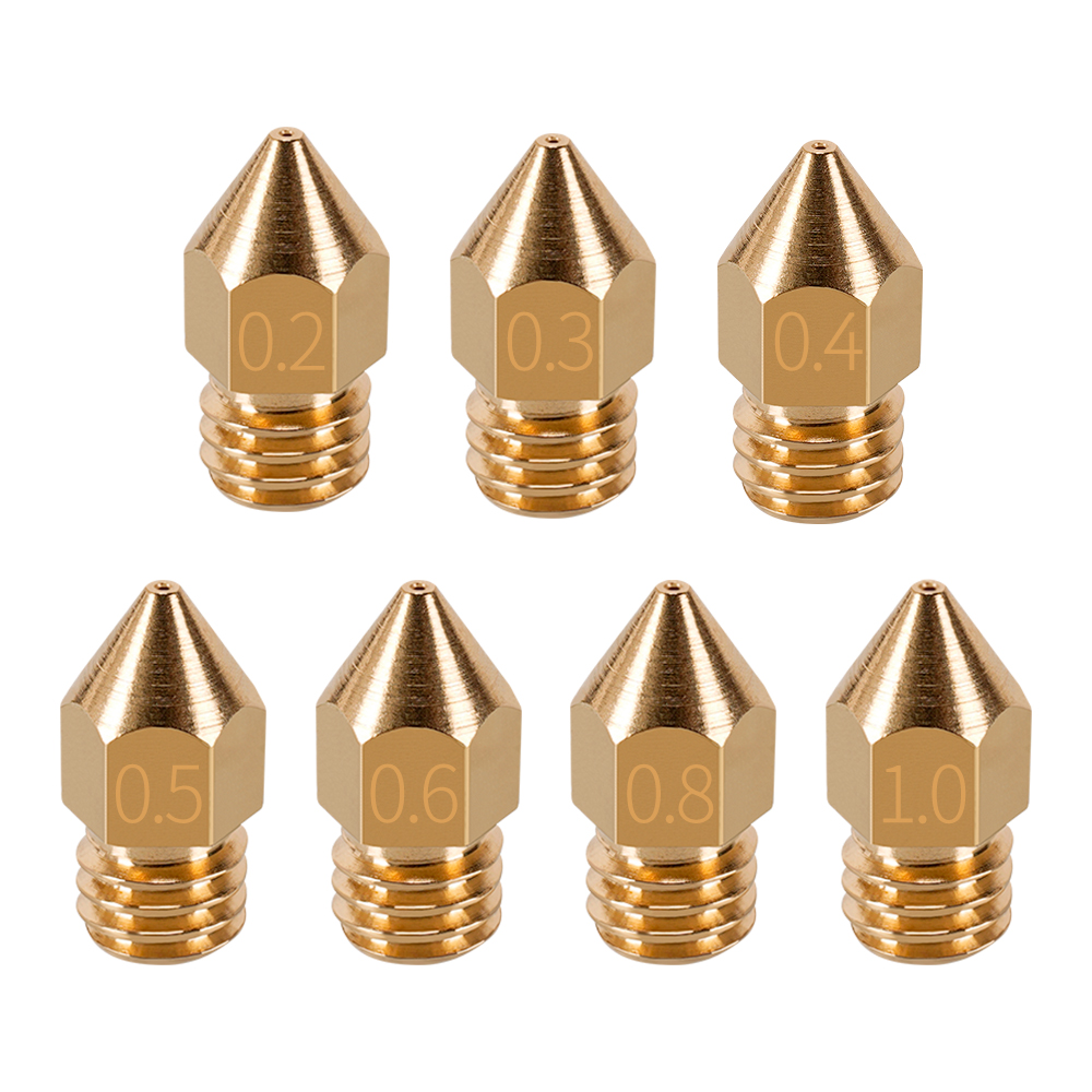 MK7 MK8 Meme 0.4mm 0.3mm 0.2mm - 3D Printer Nozzle Brass incelemesi ve fiyatı