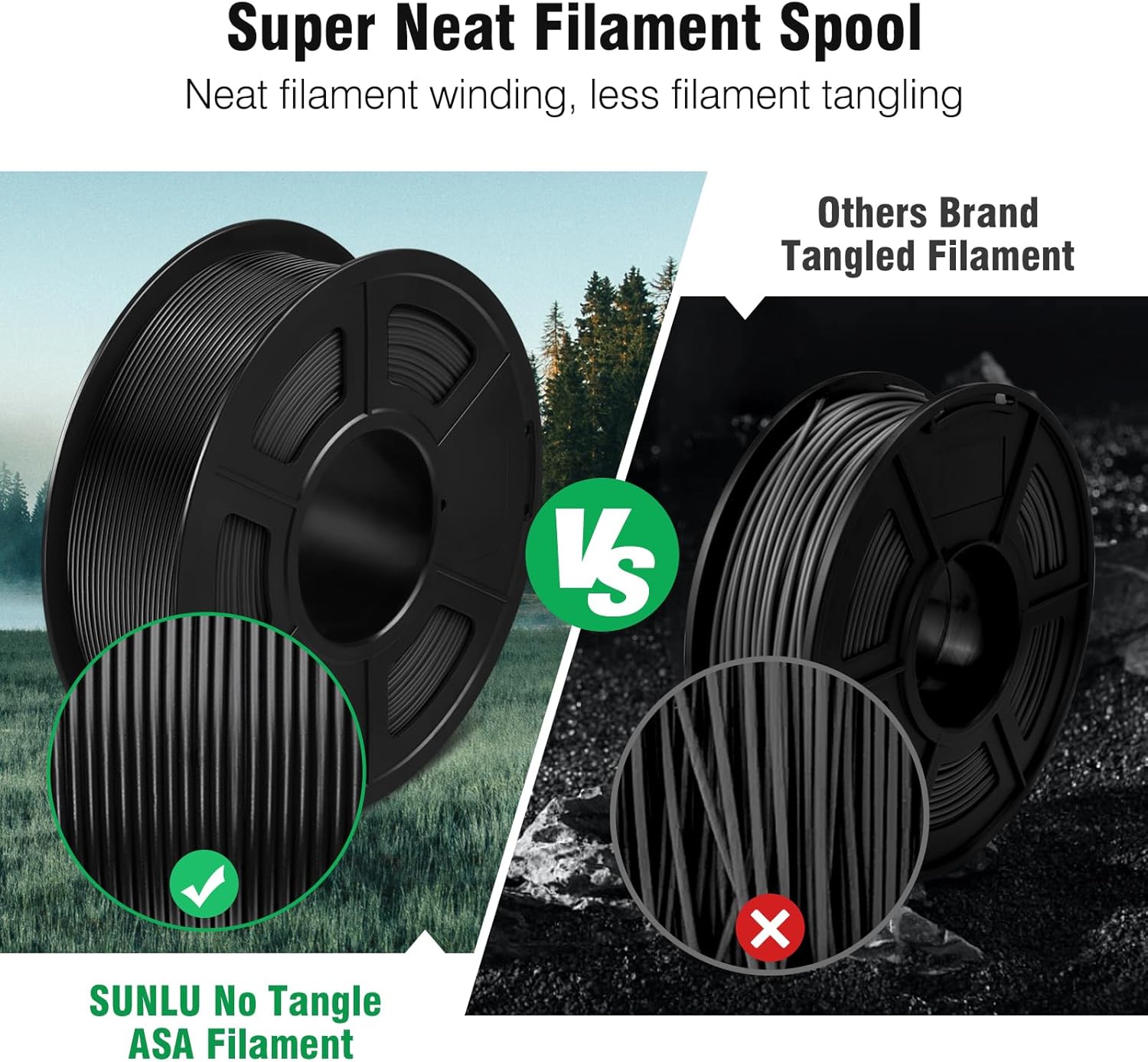 SUNLU 1KG ASA Filament 1.75mm, - Asa Filament Outdoor incelemesi ve fiyatı