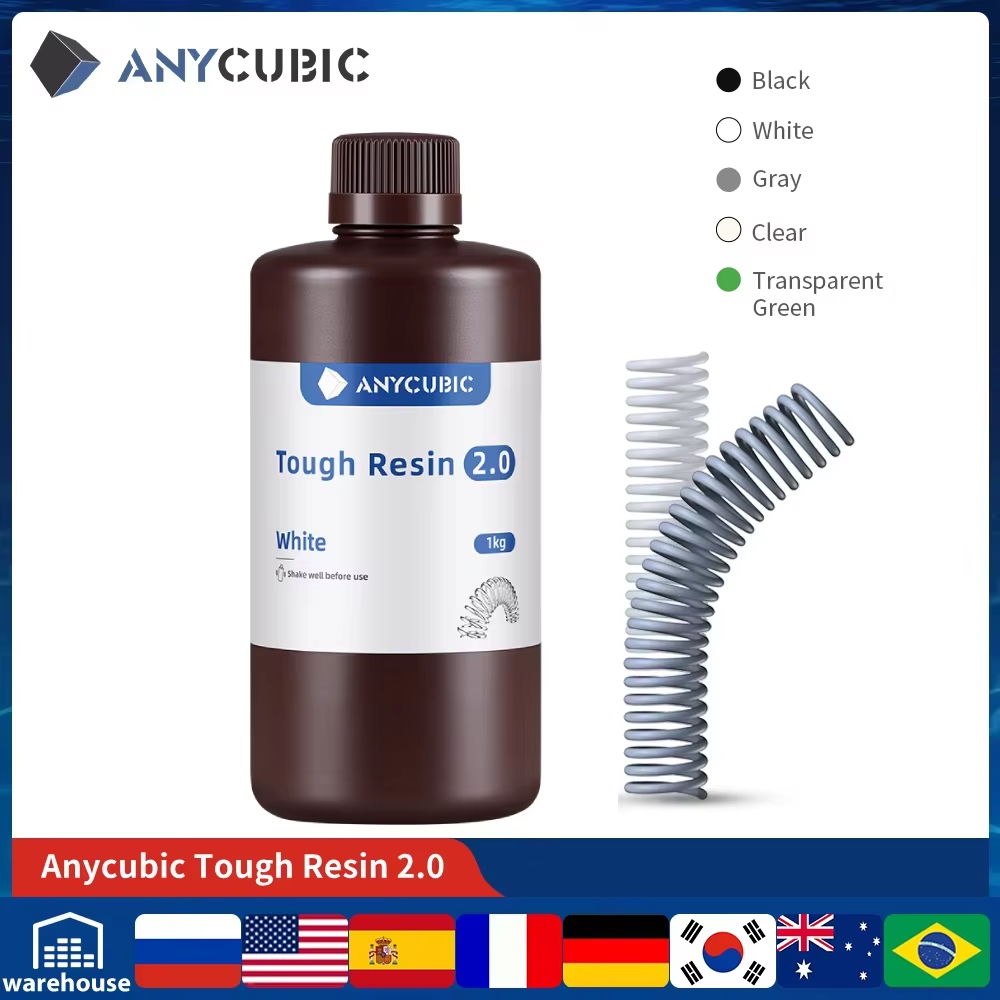 ANYCUBIC Esnek Sert Reçine 2.0 - 3D Printing Dental incelemesi ve fiyatı