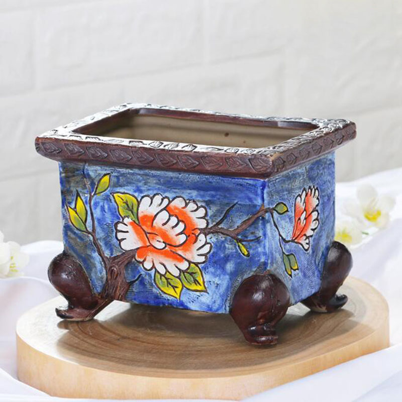 Kore Tarzı Handpainted Çiçek D - 3D Printing Pot incelemesi ve fiyatı