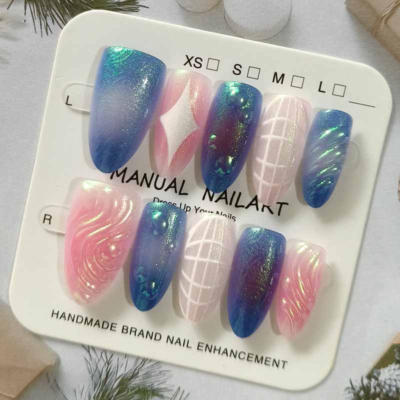 10 adet Köpüklü Kedi Gözü Giye - 3D Printing Nails incelemesi ve fiyatı