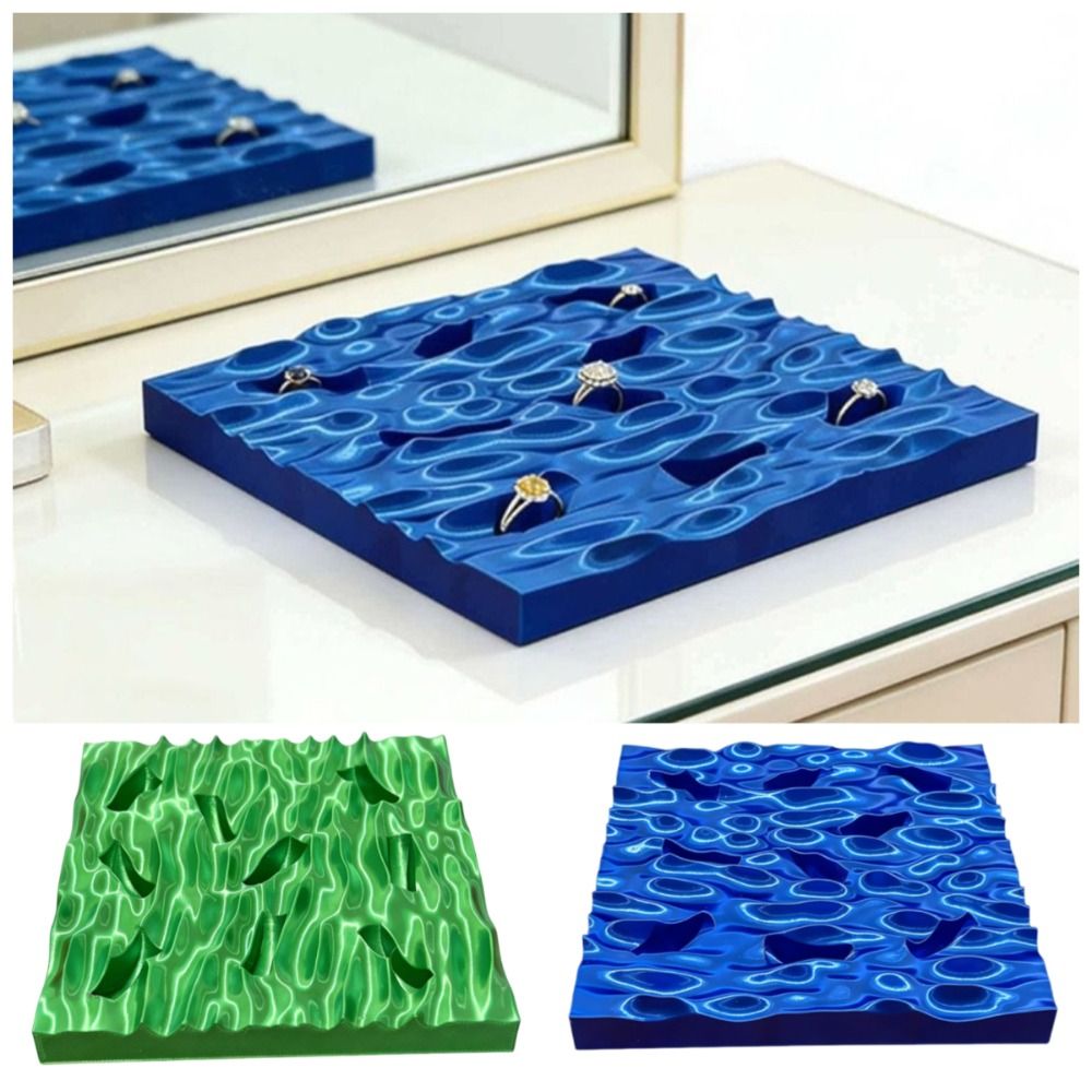 Minimalist Deniz Dalgası Halka - 3D Printing Ring Holder incelemesi ve fiyatı