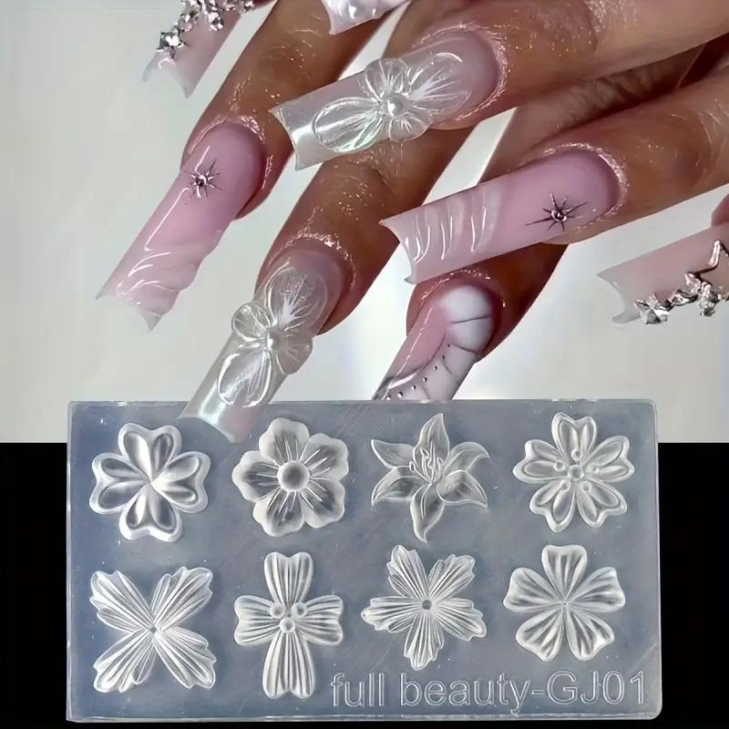 2 Adet 3D Çiçek Silikon Tırnak - 3D Printing Nails incelemesi ve fiyatı