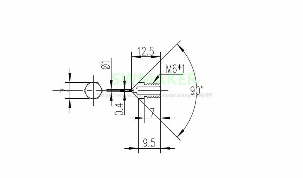 1 adet Ultimaker2 UM2 + Olsson - 3D Printer Nozzle Brass incelemesi ve fiyatı