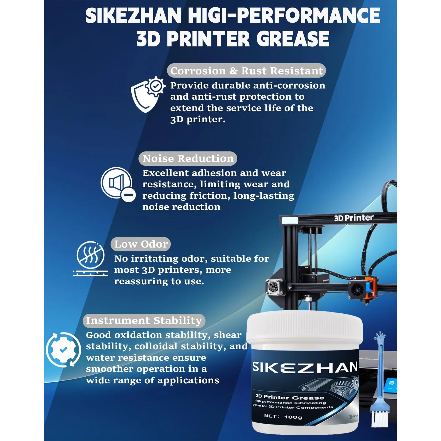 3D Yazıcı Lityum Gresi Yüksek  - 3D Printing Guide incelemesi ve fiyatı