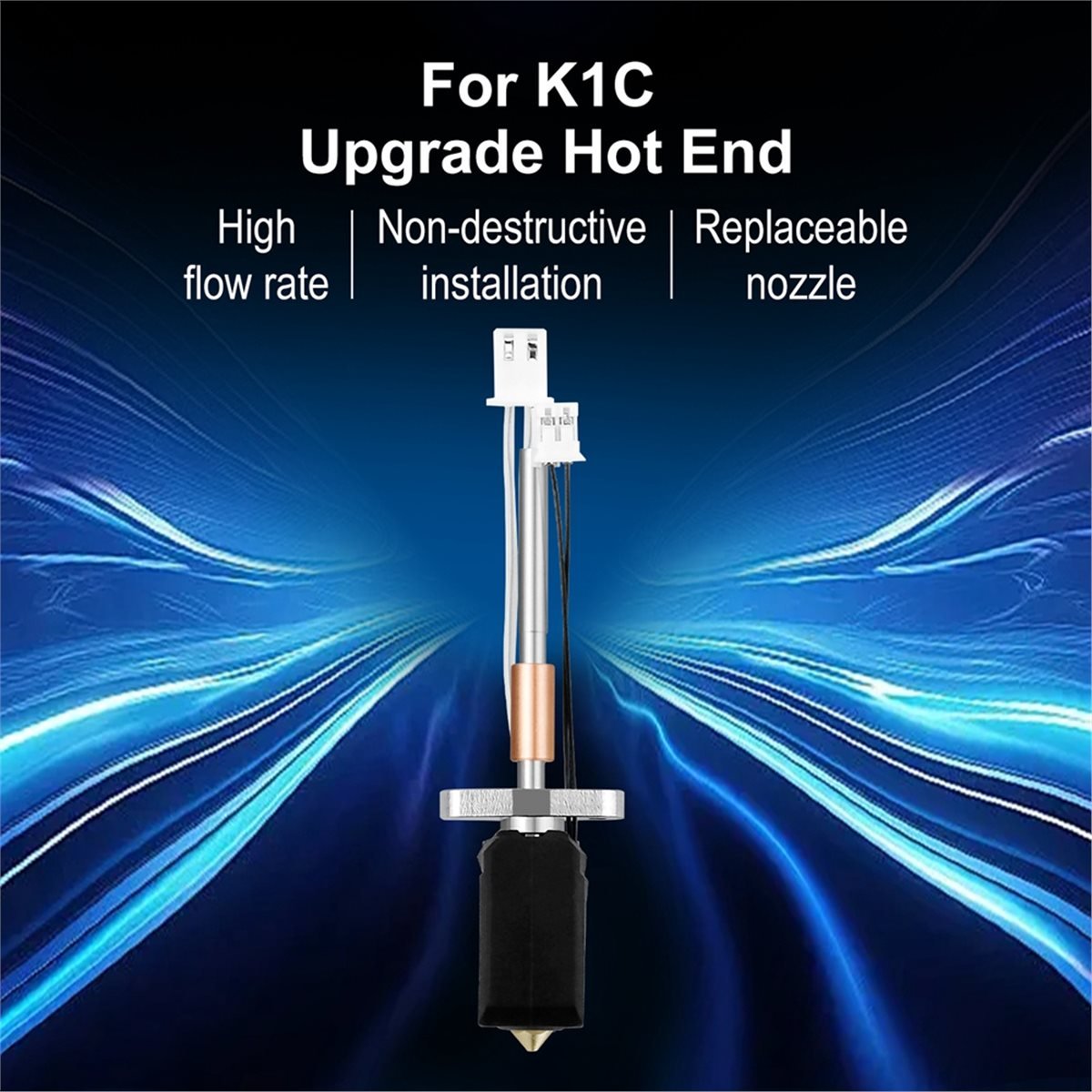 K1C Hotend için Yükseltme Hote - 3D Printer Nozzle Brass incelemesi ve fiyatı