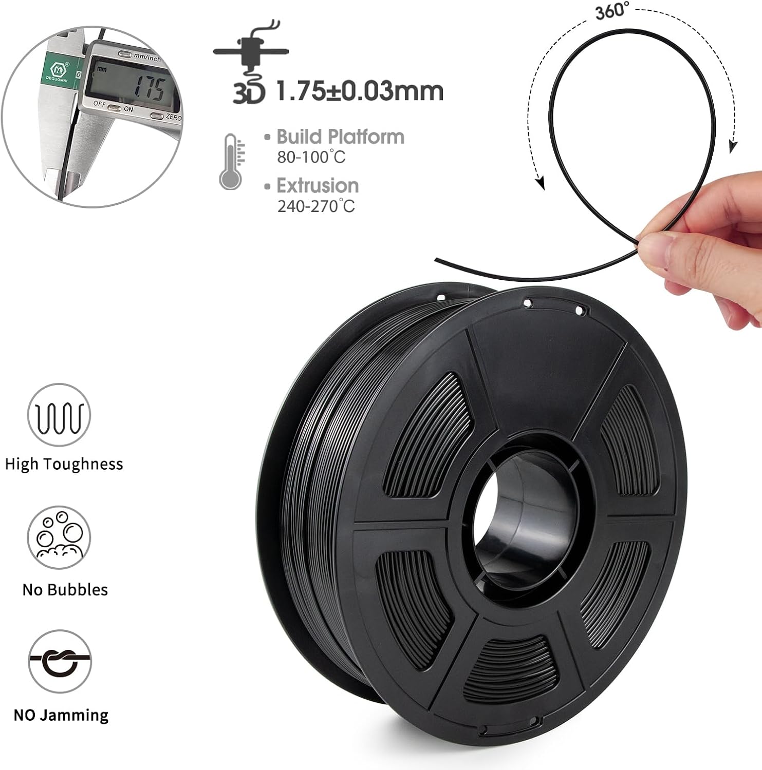 Siyah ASA Filament Paketi 10kg - Asa Filament Outdoor incelemesi ve fiyatı