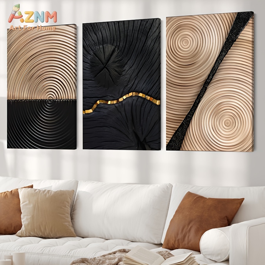 AZNM Wabi Sabi Soyut Ahşap Dam - 3D Printing Wall incelemesi ve fiyatı