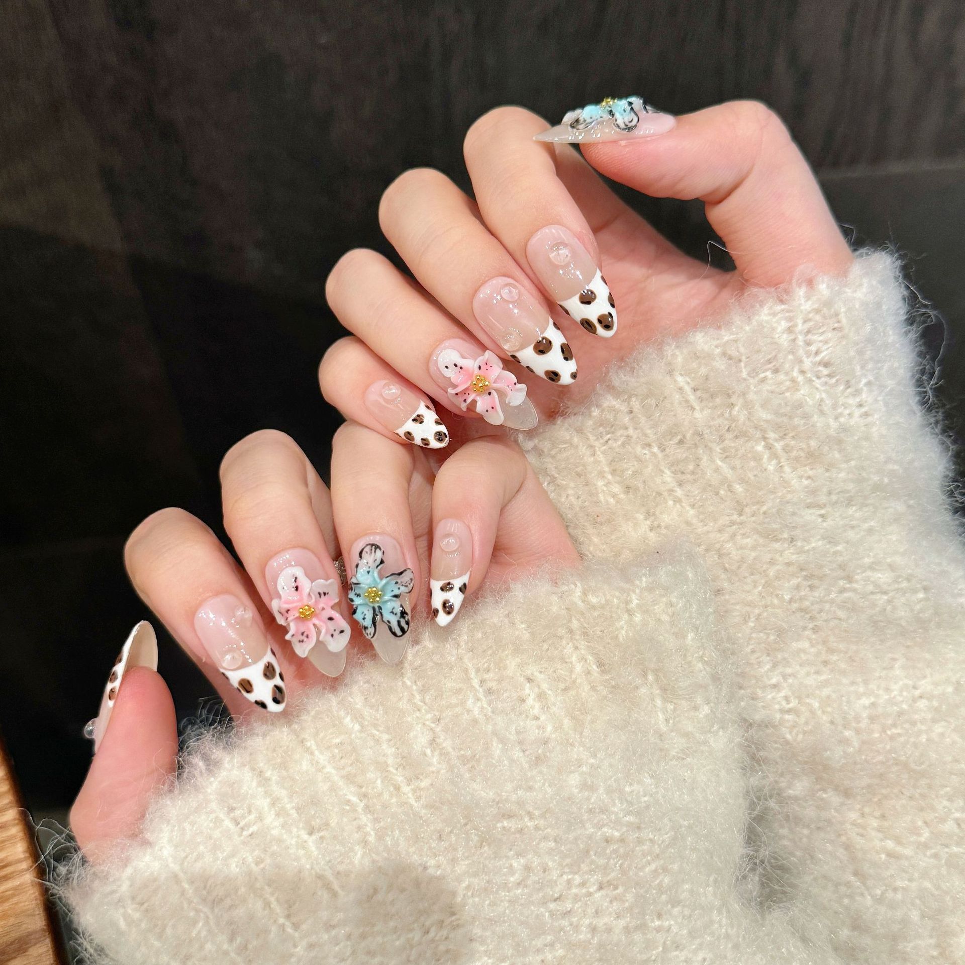 10 adet Parlak Badem El Yapımı - 3D Printing Nails incelemesi ve fiyatı
