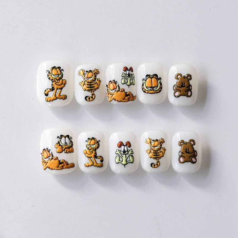 Karikatür Garfield Ins Stil Tı - 3D Printing Nails incelemesi ve fiyatı