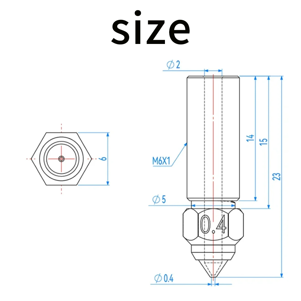 Ender 3 V3 KE K1/k1 Max bakır  - 3D Printer Nozzle Brass incelemesi ve fiyatı