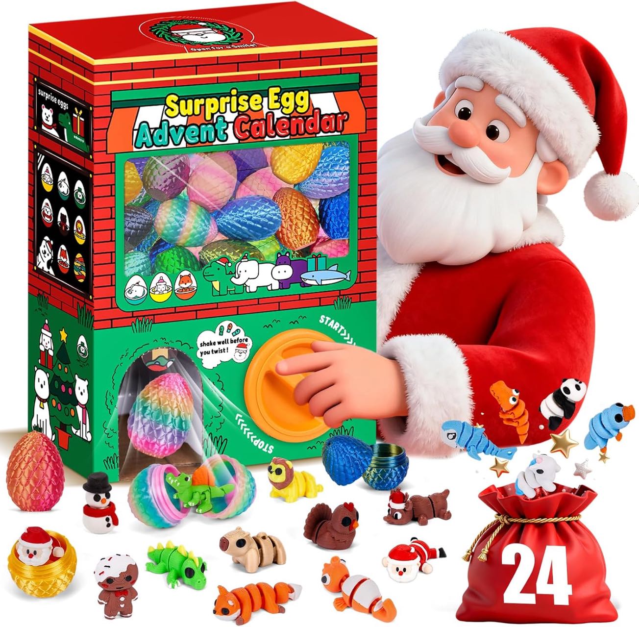 24 adet 3D Baskılı Sürpriz Yum - 3D Printing Fidget Toys incelemesi ve fiyatı