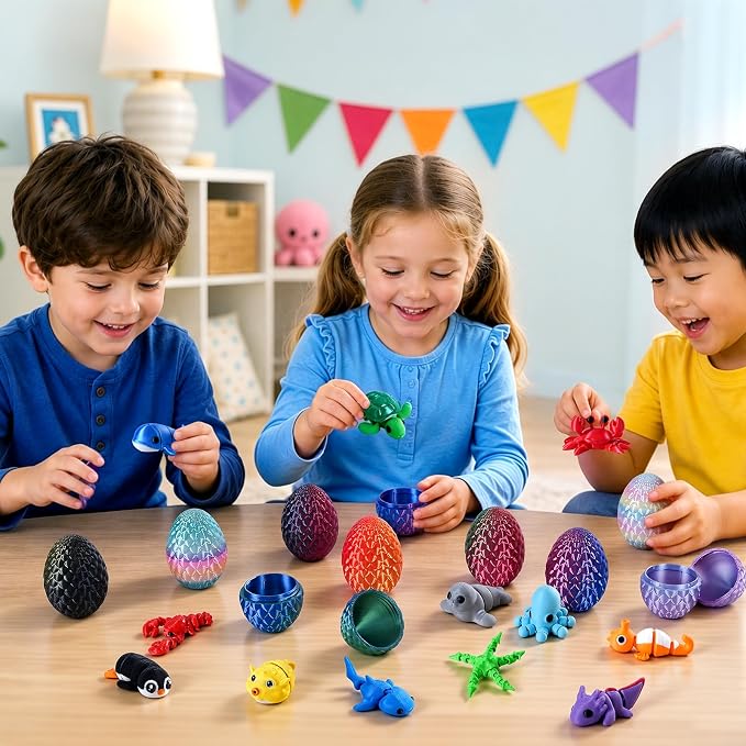 24 adet 3D Baskılı Sürpriz Yum - 3D Printing Fidget Toys incelemesi ve fiyatı