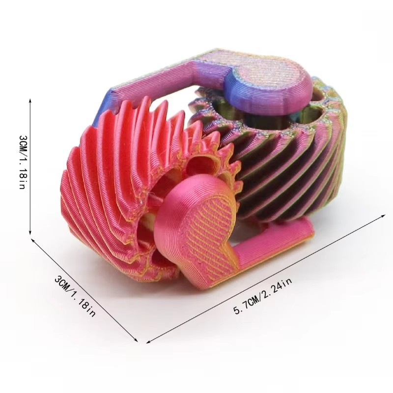 1 adet 3D baskılı Fidget Spinn - 3D Printing Fidget Toys incelemesi ve fiyatı